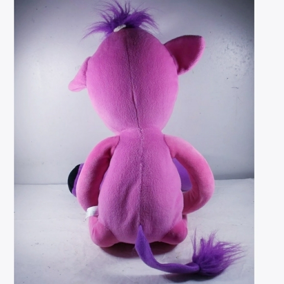 Stretchkins Pink Unicorn Plush Stuffed Animal EUC - Picture 3 of 6